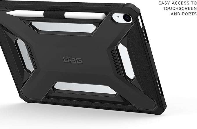 URBAN ARMOR GEAR UAG Designed for iPad A16 Case Fits 11 11th Gen 2025 10.9 10th Gen 2022 (A3354 A3355) Scout LT - Secure Grip Kids Family Friendly Military Grade Drop Protection Cover Black