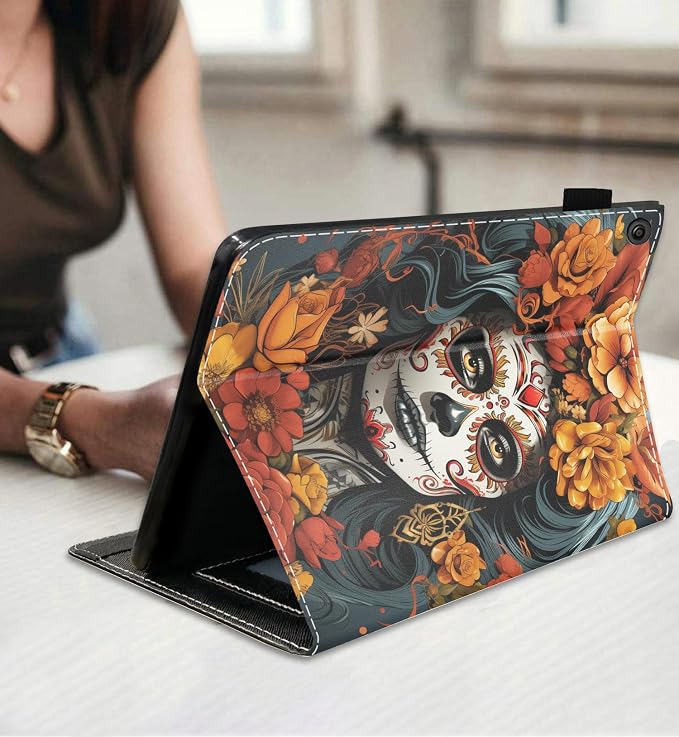 Sugar Skull Girl Flowers