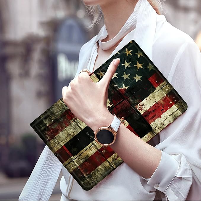 Cross on American Flag