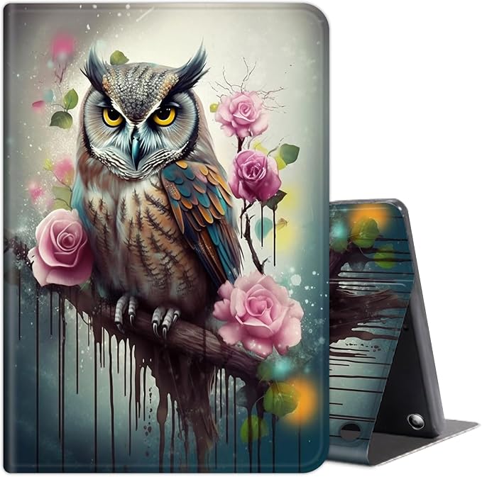 Cute Owl Roses Flower