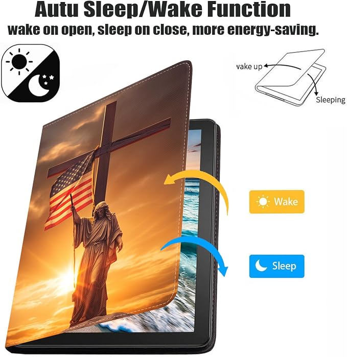 American Flag Cross Jesus