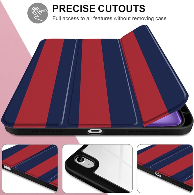 Red blue stripes