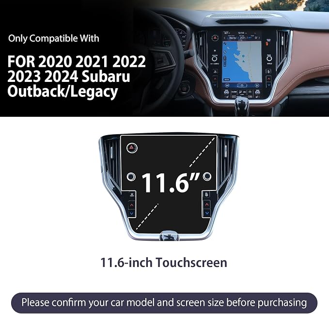 2020 2021 2022 2023 2024 2025 Subaru Outback 11.6-inch