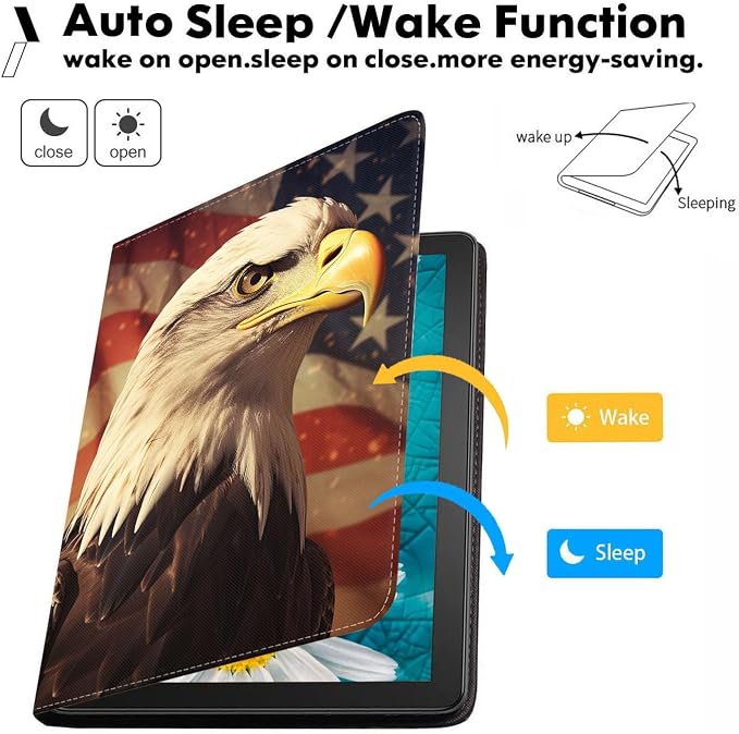 American Flag Bald Eagle