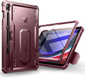 Dexnor Case for Samsung Galaxy Tab S9 11 Inch 2023 [Built in Screen Protector &amp Kickstand] with Pen Holder Heavy Duty Shockproof Full Body Protective Cover for Galaxy Tab S9 Case-Red