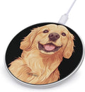 Retriever Dog Smiling Phone Charger Magnetic Charging Pad Anti-Slip with USB Cable