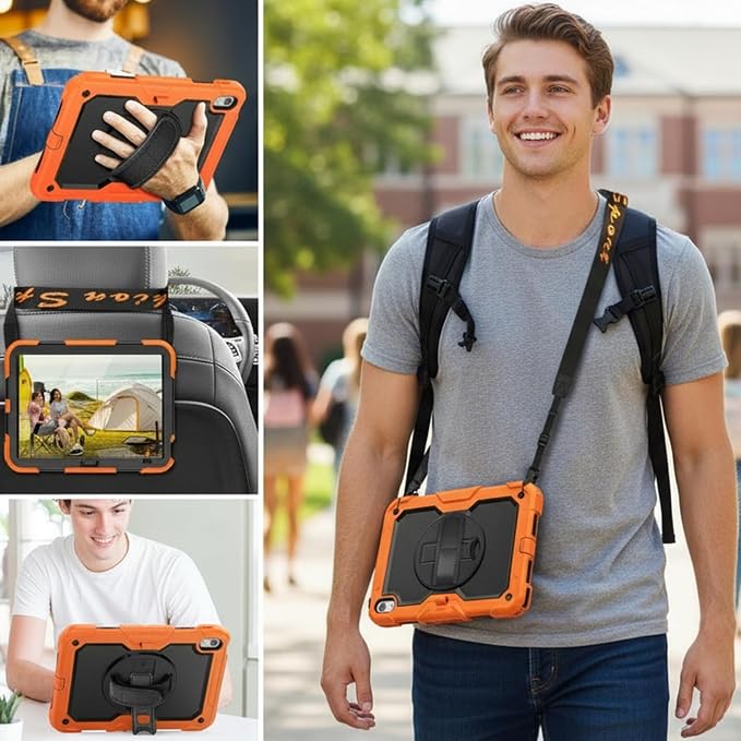 Black/Orange