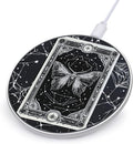 Gothic Dead Moth Wireless Charger 10W Fast Charging Pad No AC Adapter for Most Intelligent Phone