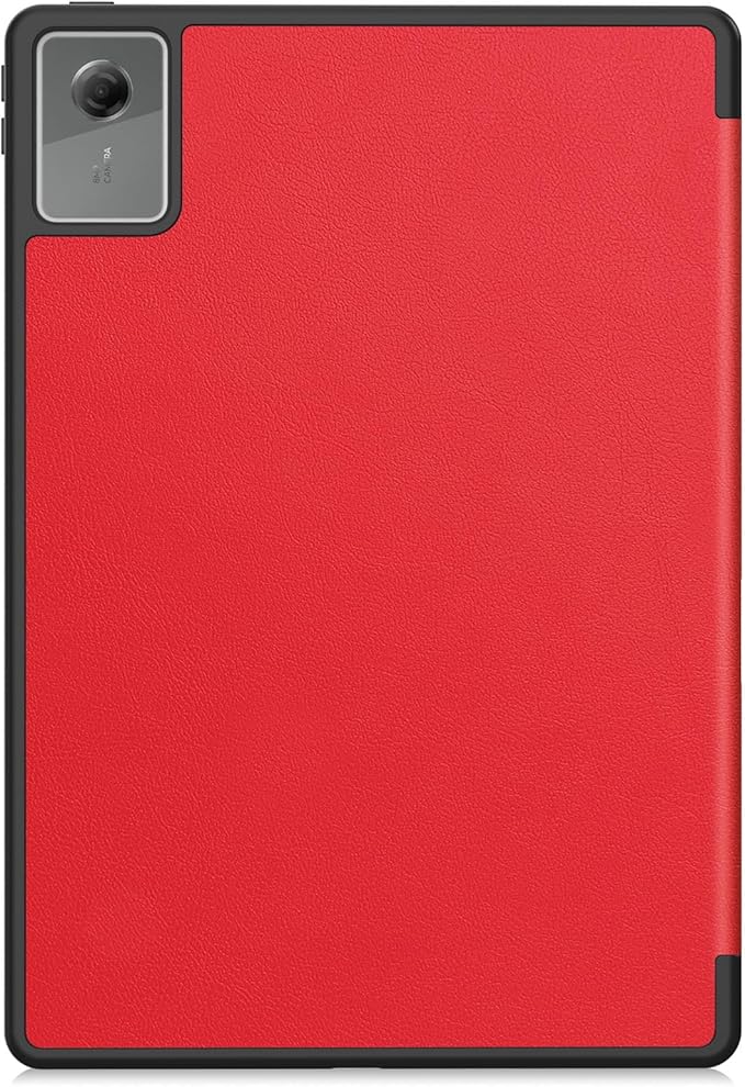 Case for Lenovo Idea Tab Plus 12.1 inch 2025 Model Shockproof Protective Cover with Kickstand Built-in Pen Slot &amp Auto Wake/Sleep Folio Matte TPU Smart Cover -Red