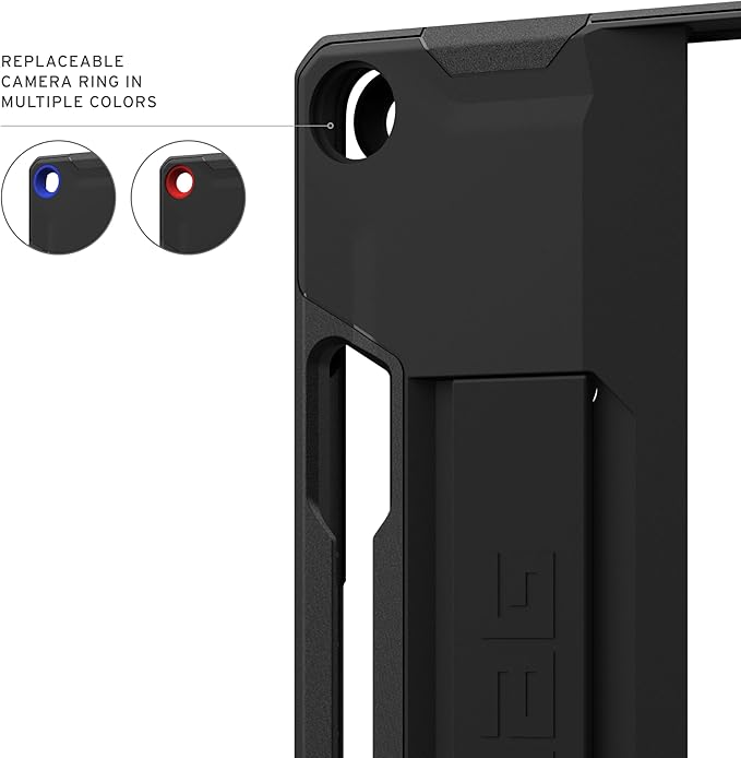 URBAN ARMOR GEAR UAG Designed for Microsoft Surface Pro 1st Edition 12 Case - Rugged Protective Cover with Built-in Handstrap &amp Pen Holder Military Grade Drop Proof Scout Black