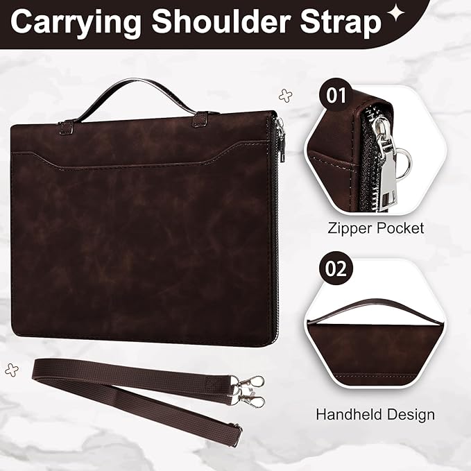 E NET-CASE Premium PU Leather Case for Remarkable 2 Tablet 10.3 inch (2020 Released) Business Handheld Design Cover for Remarkable 2 Digital Paper with Zipper &amp Pen Holder (Fantasy Brown)