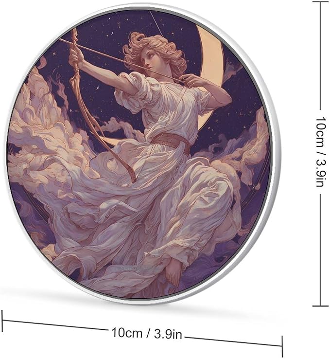 Sagittarius Constellations Phone Charger Magnetic Charging Pad Anti-Slip with USB Cable