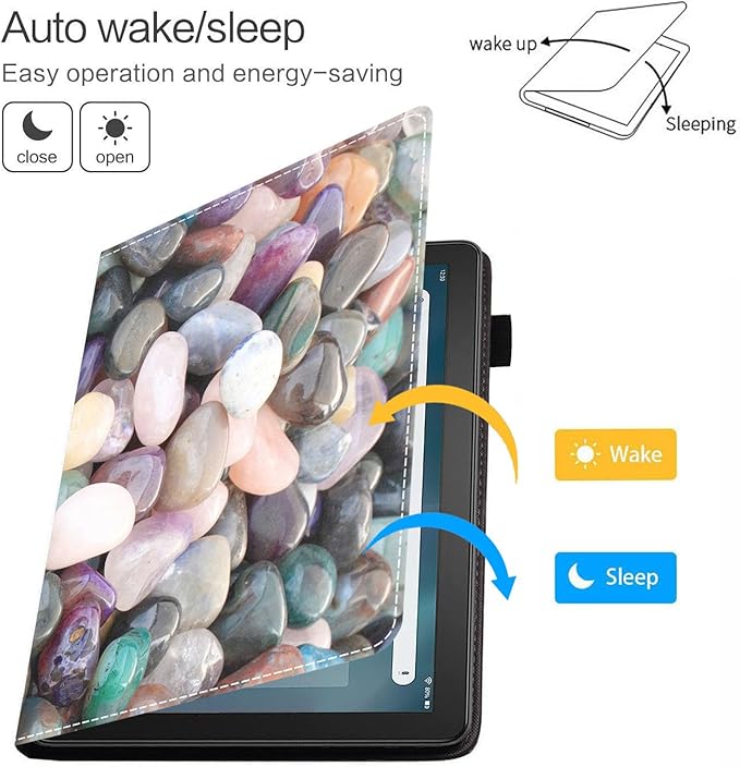 Case for All-New Amazon Fire Max 11 Tablet (11 Inch 13th Generation 2023 Release) with Card Slot &amp Auto Sleep/Wake - Slim Folding Stand Folio Cover Cobble