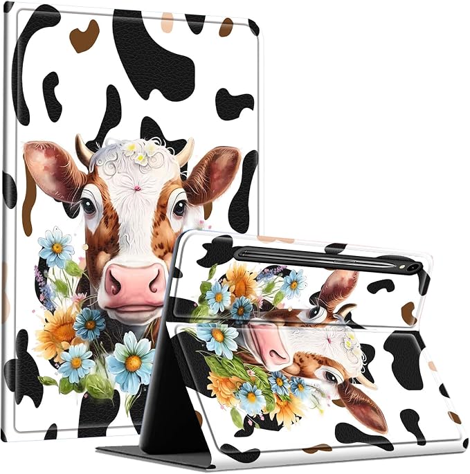 Floral Cow Print