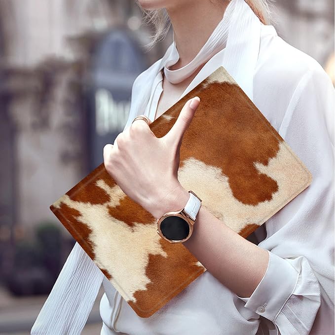 Cow Hide Animal Print Brown
