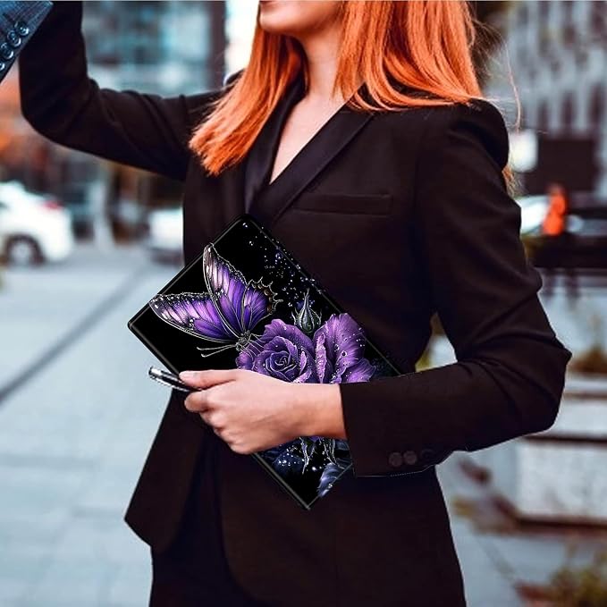 Purple Rose Butterfly