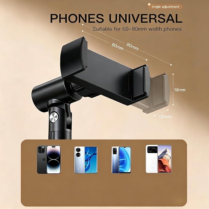Black- Phone Clip Stand