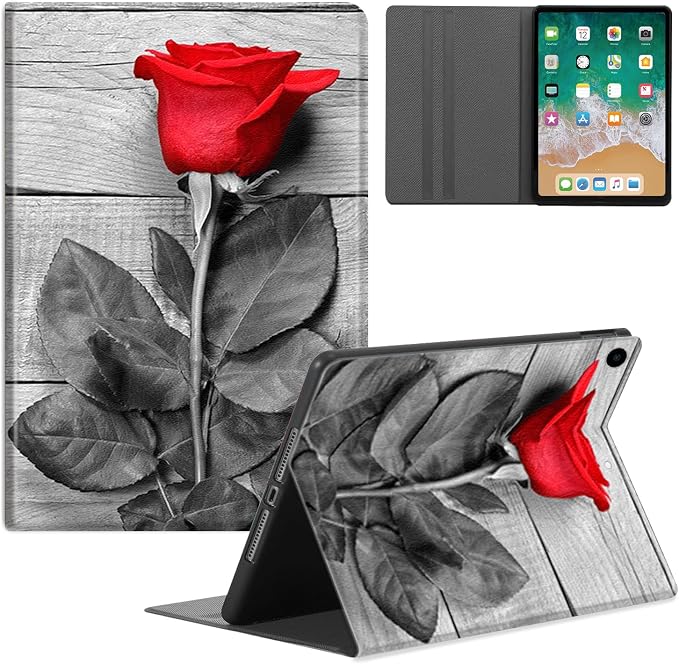 Wooden Red Rose