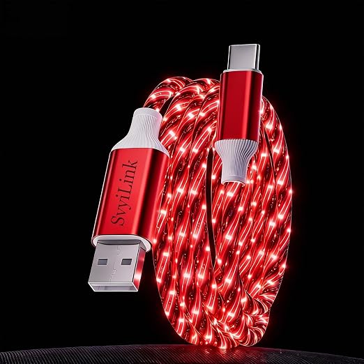 USB A TO C Starry Red