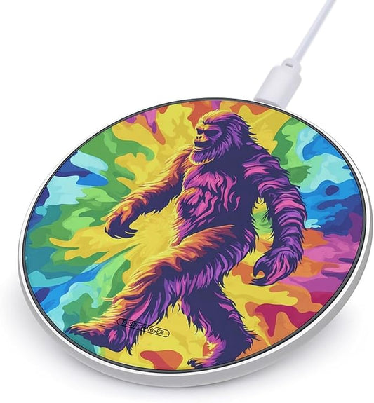 Red Fire Dragon Fantasy (3) Wireless Charger Anti-Slip Wireless Charging Pad Slim Charger Mat for Men Women