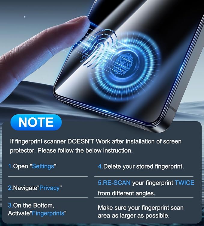 Uyiton UnBreak-Glass for Samsung Galaxy S26 Ultra Screen Protector [Ultrasonic Fingerprint Support][Auto-Alignment Frame] Scratch-Resistant Bubble-Free S26 Ultra Screen Protector 3 Pack