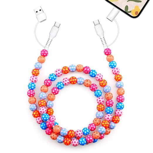 Red Round Beaded