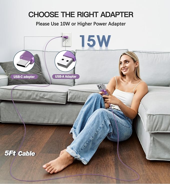 Purple Magnatic Charger