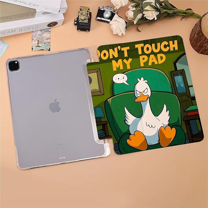 angry duck don't touch my pad