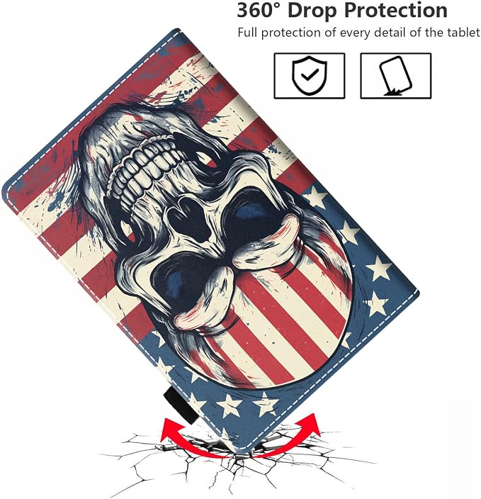 American Flag Skull