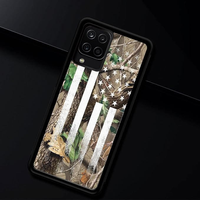 Camo Forest American Flag