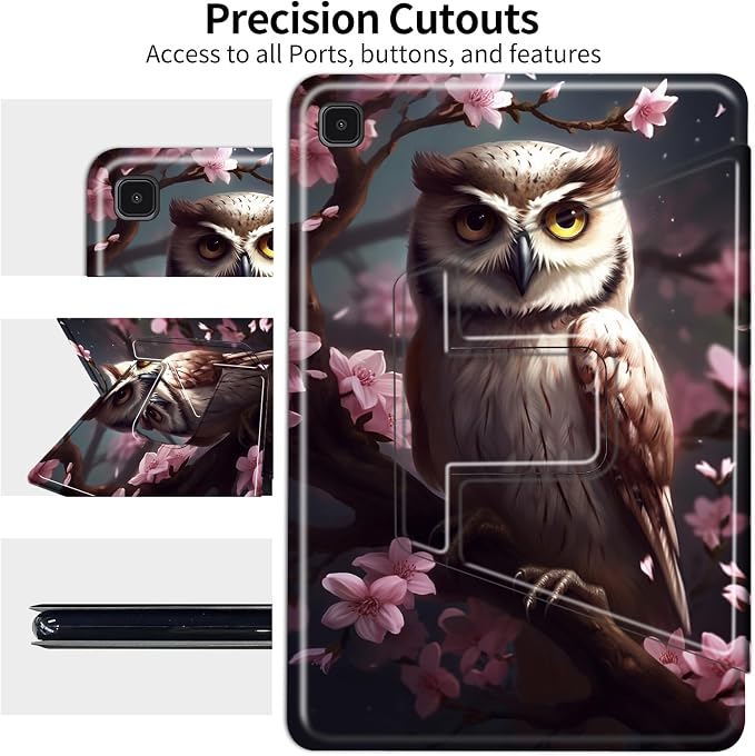 The Owl Stood on the Tree Trunk