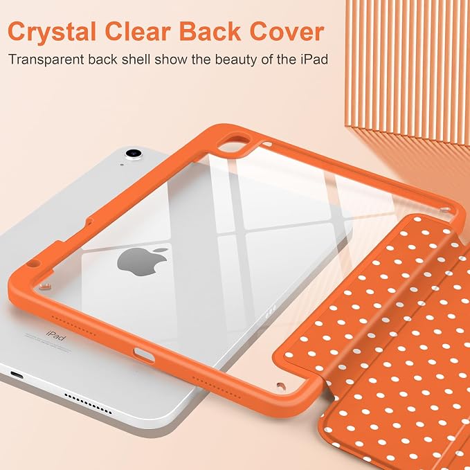 Orange white dot