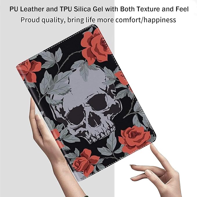 Human Skulls Vintage Roses