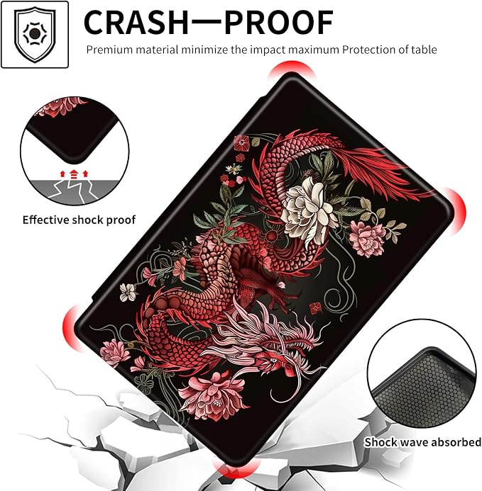Flower Red Dragon