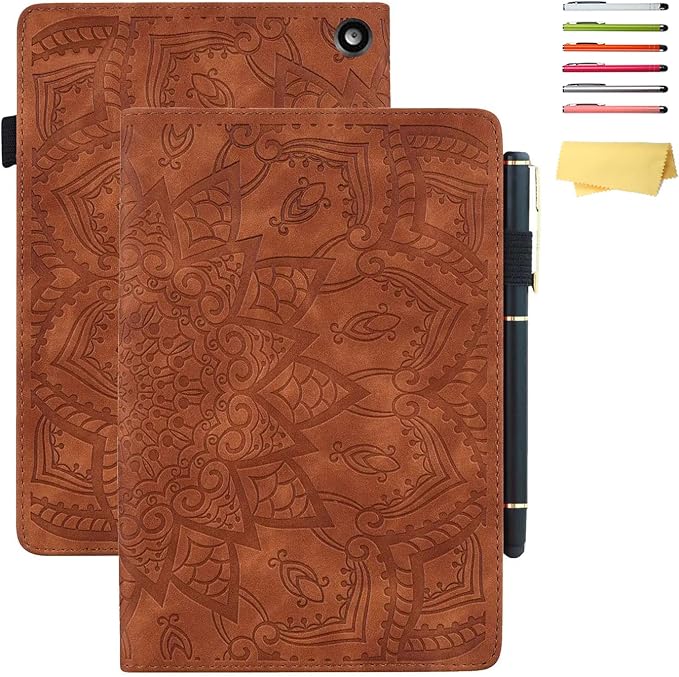 03# Brown Paisley Flower