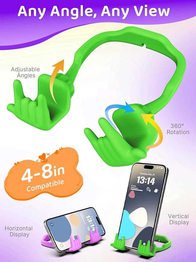 Avocado Green&Bright Purple