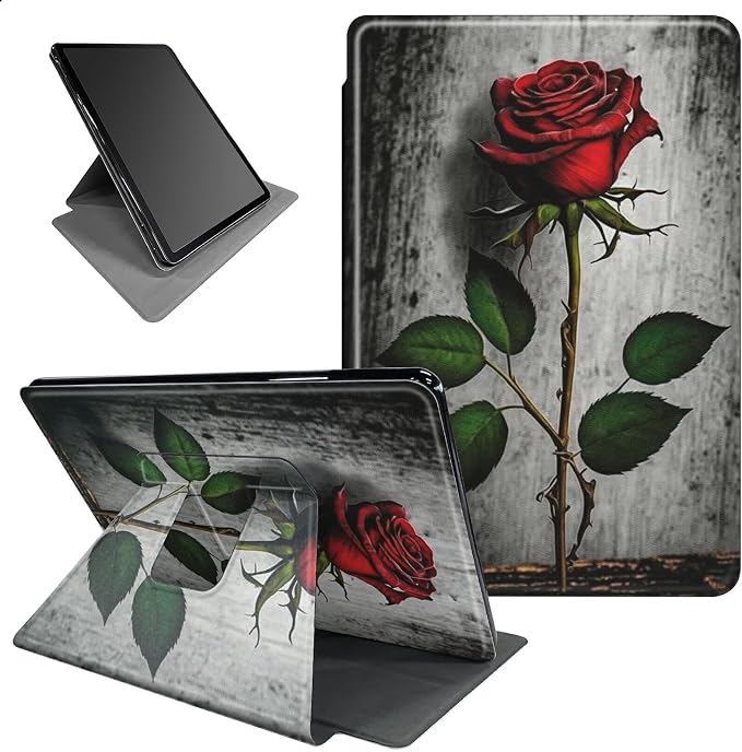 Red Rose on Wall