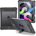 Shellbox Case for iPad Air 4th/5th Generation 2022-2020 Waterproof Dustproof Shockproof Case with 360° Full-Body ProtectionLanyard and Kickstand