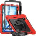 Herize Case Compatible with iPad Air 11 M3/M2 for Kids | Shockproof Case for iPad Air 7th/6th Generation 11 Inch 2025/2024 with Screen Protector Pen Holder Stand Hand/Shoulder Strap