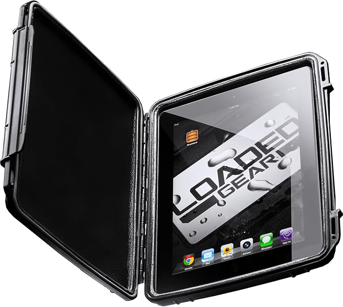 Loaded Gear Tablet Hard Case Small Black by BARSKA (BH11954)