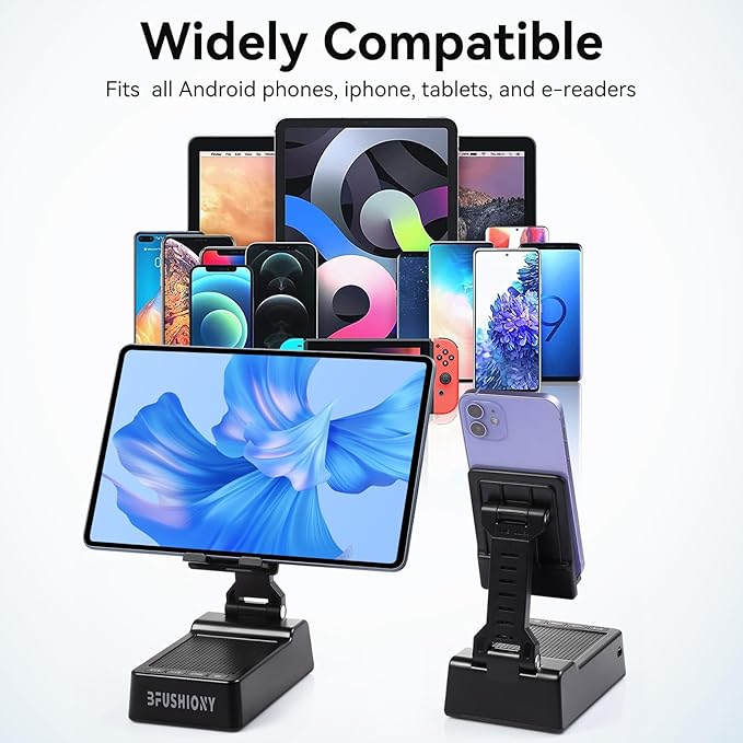 Father's Day Gifts for Dad Birthday Gifts for Men Women Cell Phone Stand with Bluetooth Speaker with 5000mAh Charger HD Surround Sound for Desk
