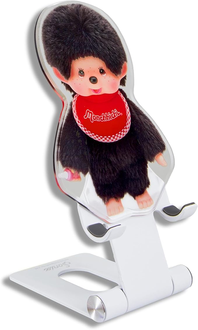 Sonix x Monchhichi Character Phone Stand | Adjustable Cell Phone Holder Desk Stand Dock | Monchhichi Boy