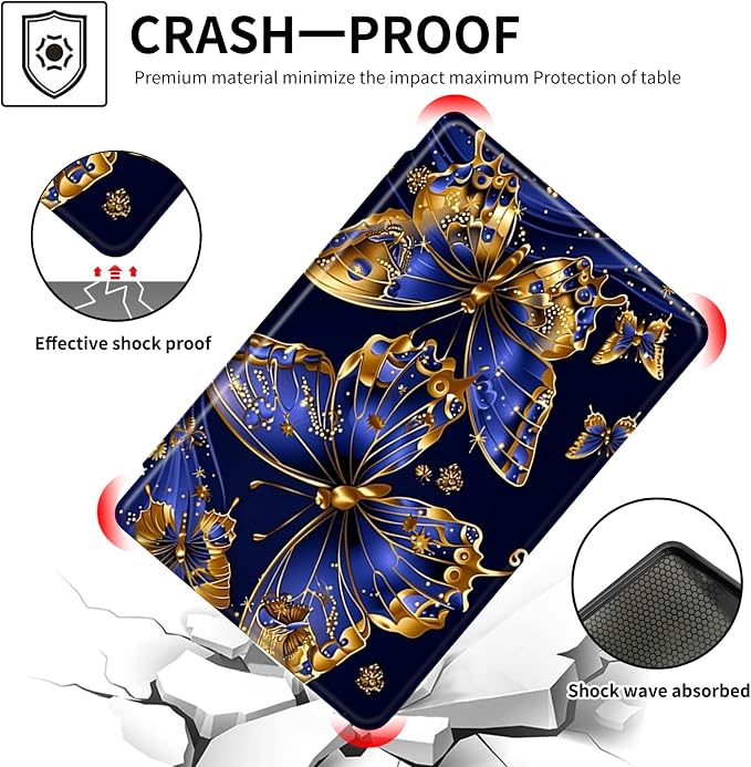 Blue Gold Butterfly