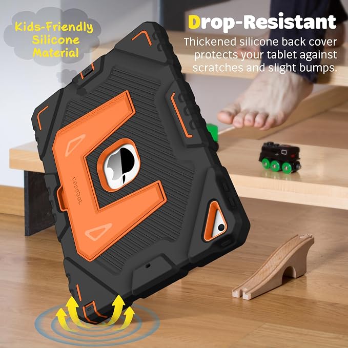 Black/Orange