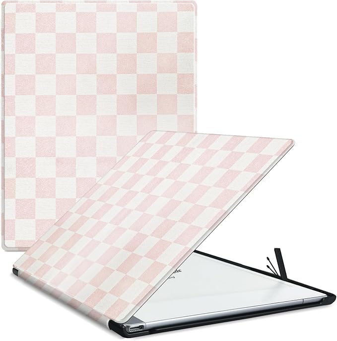 Pink checkered pattern