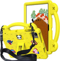for Revvl Tab 2 Case 10.1 inch 2025 Kids EVA Tablet Cover with Strap Stand Handle for Tmobile Revvl Tab 2 5G Case Yellow