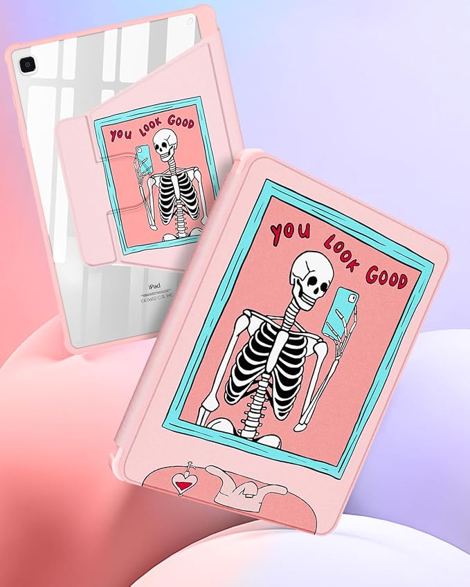 2-for Tab S6 Lite-Skeleton Selfie