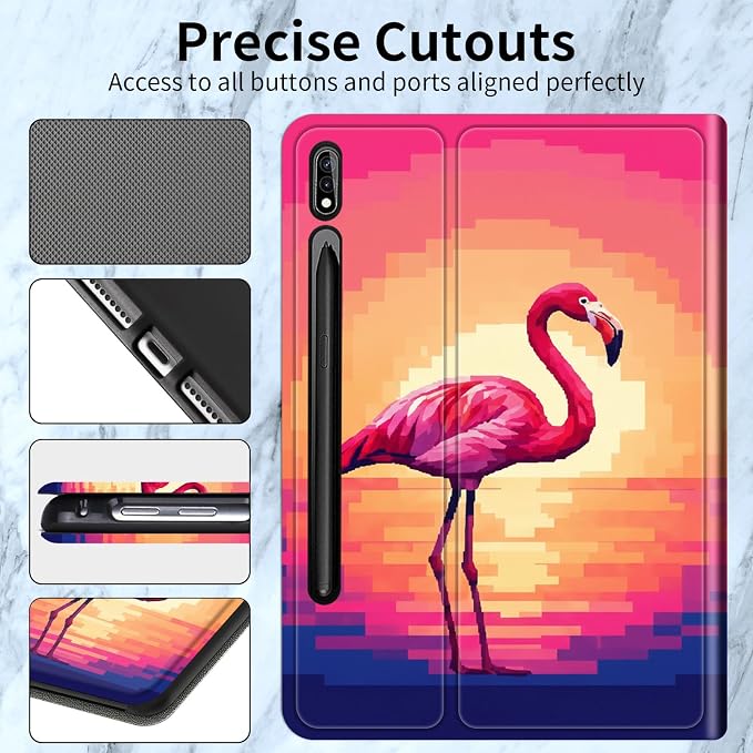 Pixel Art Flamingo
