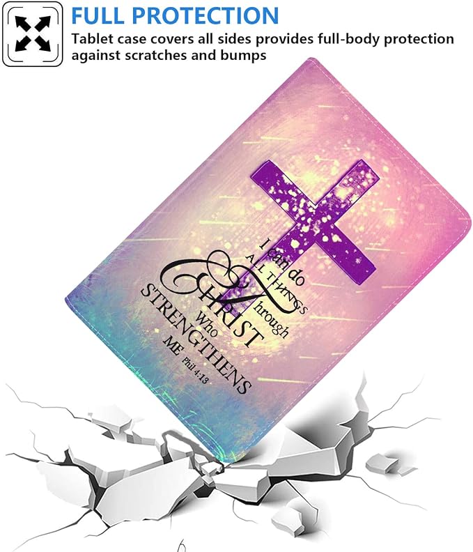 Christian Cross Quote Bible Verse Phil 4-13