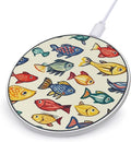 Japanese Colorful Fish Phone Charger Magnetic Charging Pad Anti-Slip with USB Cable